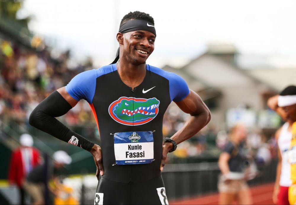 UF sprinter Kunle Fasasi has followed his dream from his hometown in Nigeria to Gainesville. 