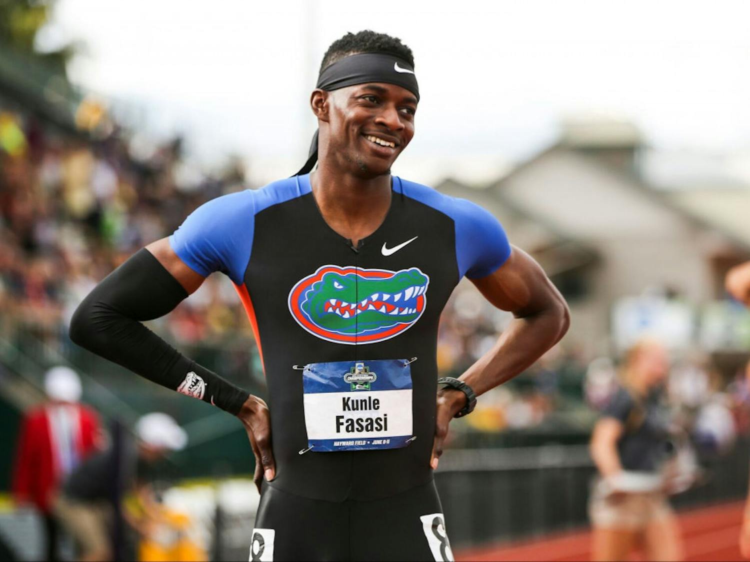 UF sprinter Kunle Fasasi has followed his dream from his hometown in Nigeria to Gainesville. 