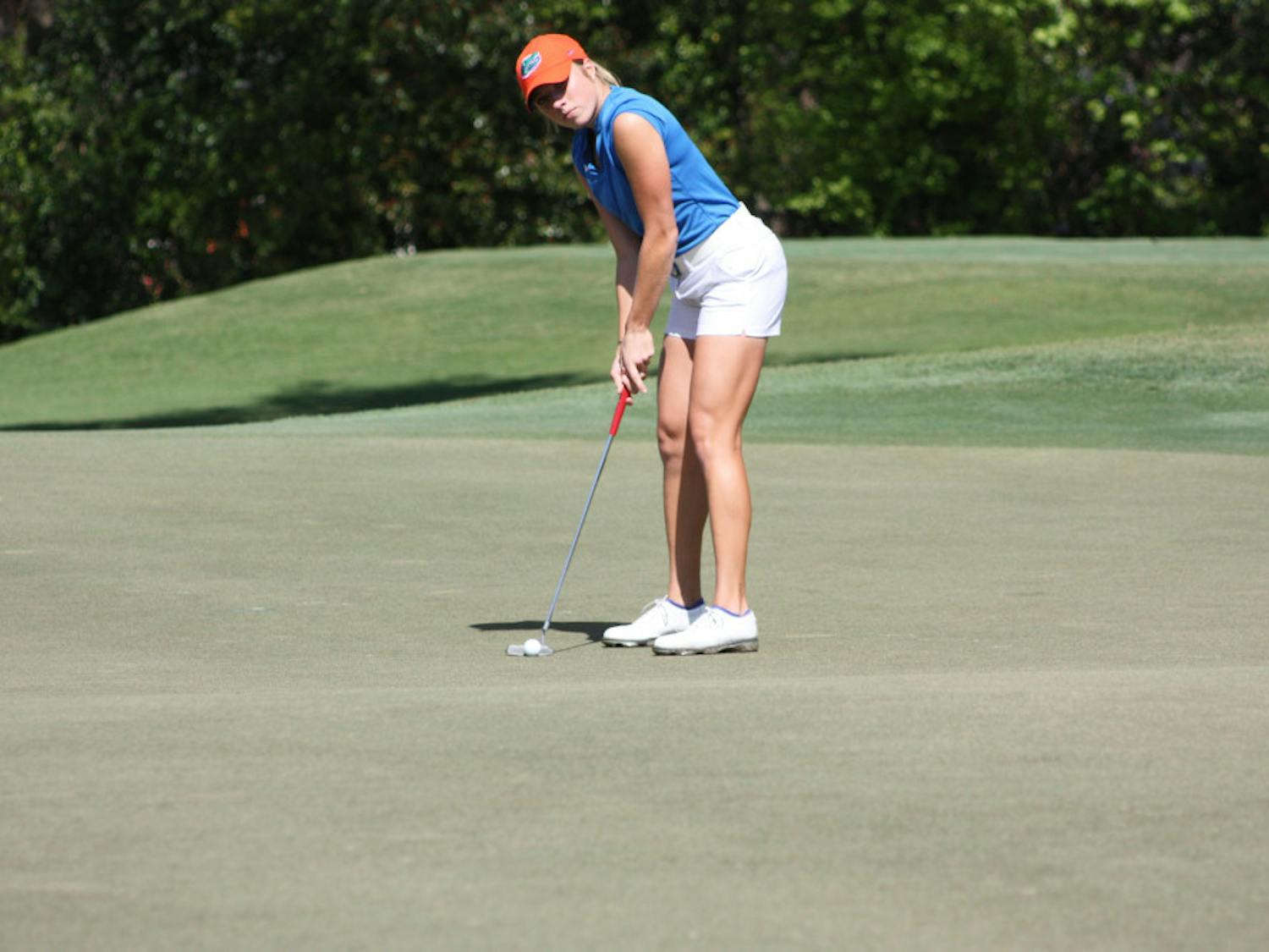 Senior Sierra Brooks led the Gators in stroke average (72.59) last season and is projected to lead her team to a successful season.