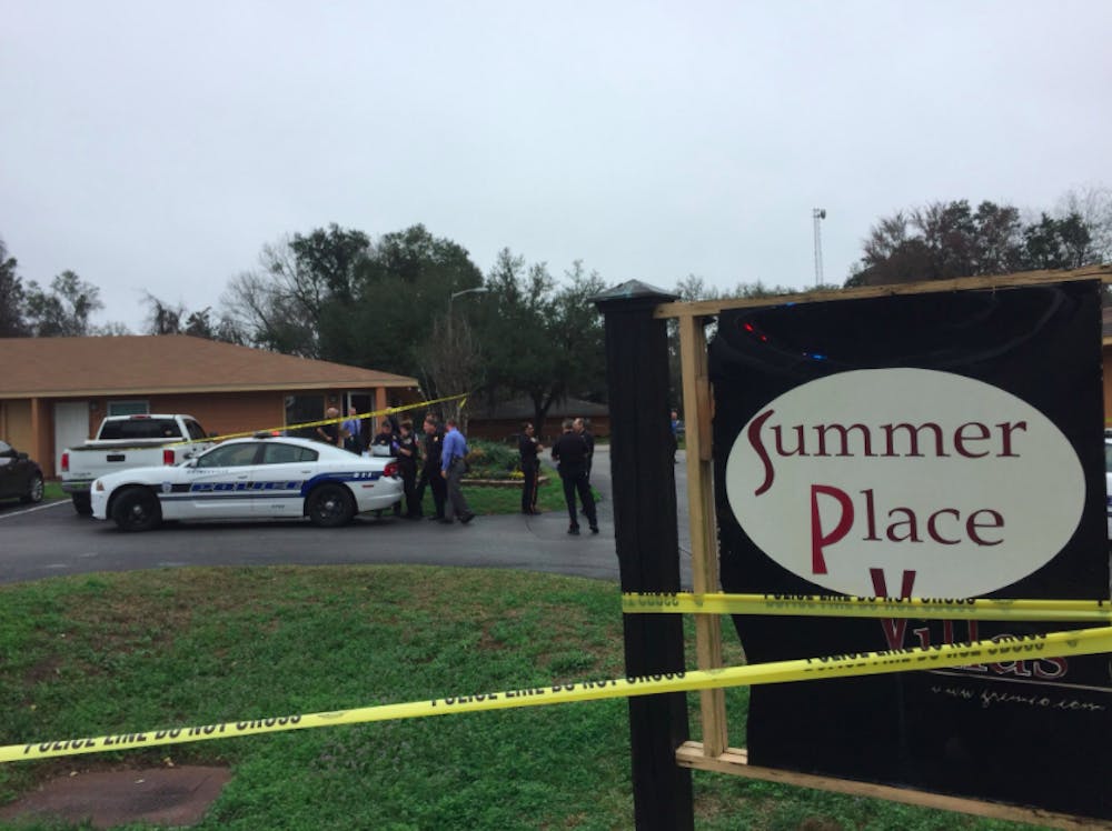 <p>Summer place Apartments, located at 3361 SW 41 Place. Two people are dead after an apparent shooting.&nbsp;</p>