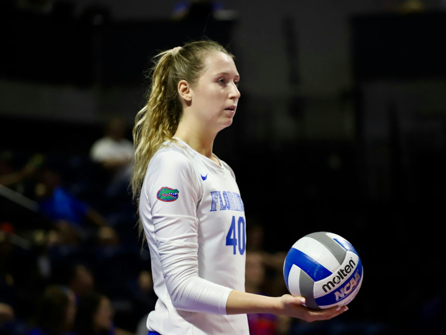 Holly Carlton combined with Thayer Hall to log 30 kills Sunday.