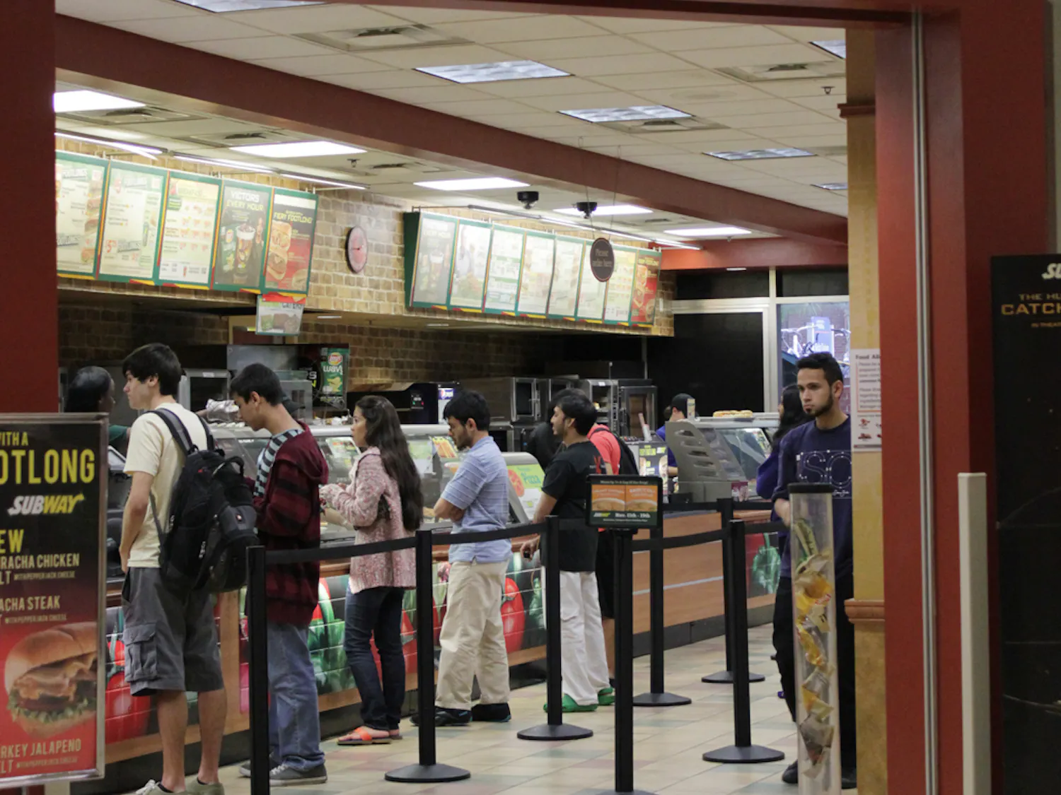 Subway is being added to meal plans in Spring 2014.