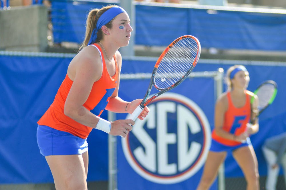 Victoria Emma is one of three UF women's tennis singles players ranked in the ITA's top 125. She is ranked No. 124.&nbsp;