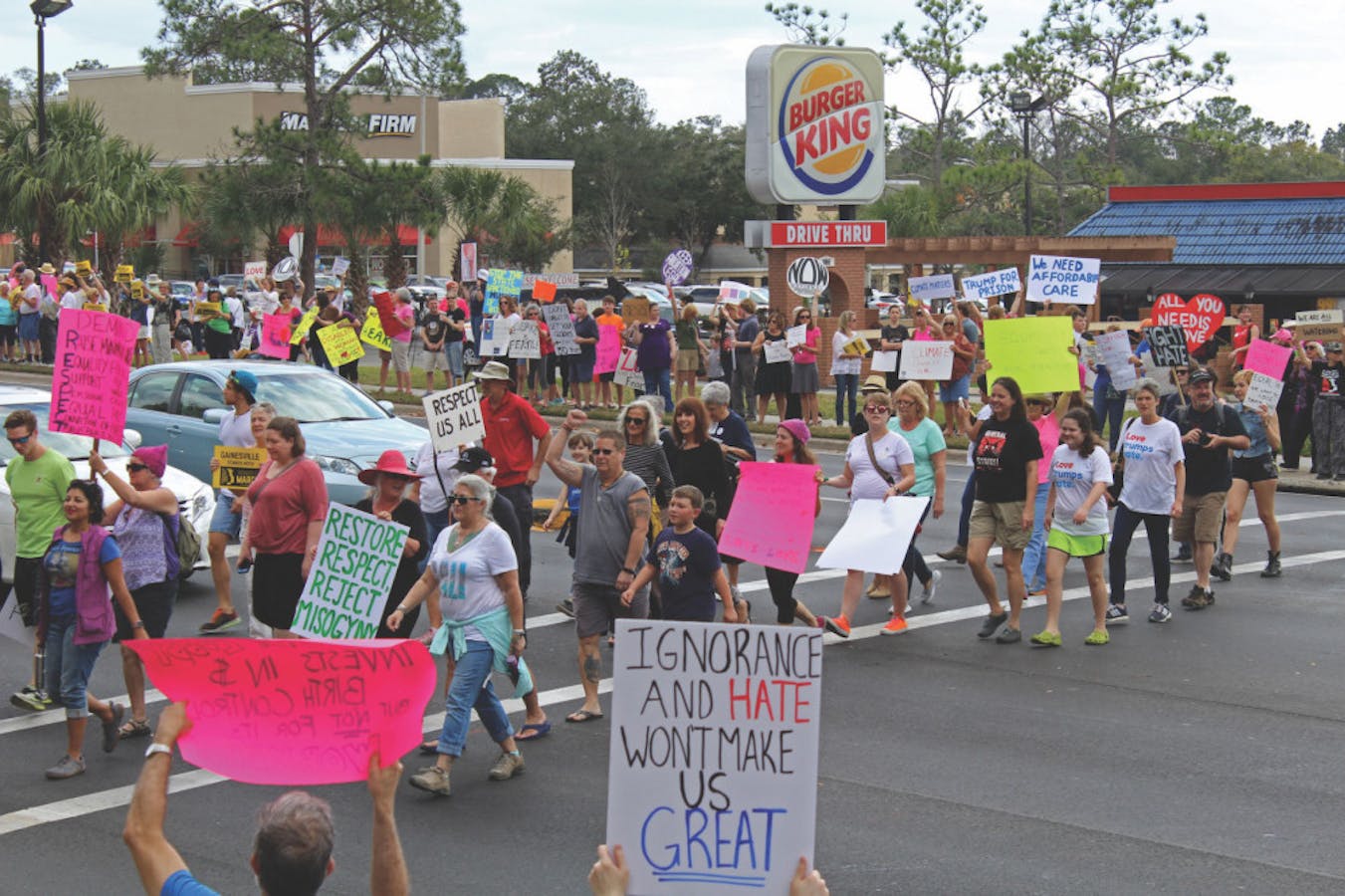 Gainesville Women's March The Independent Florida Alligator