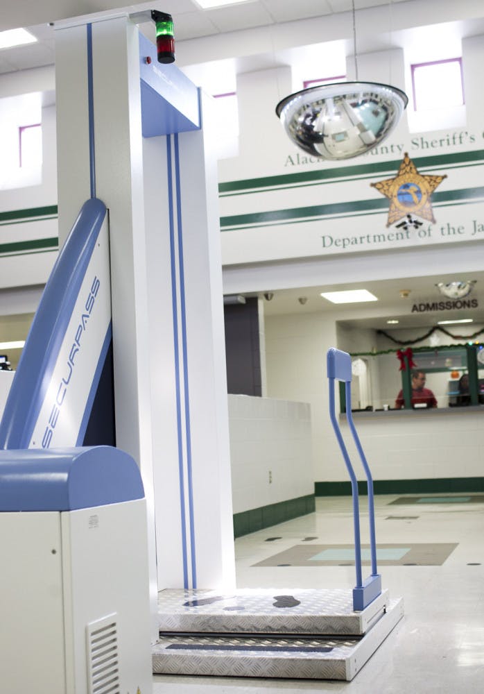 Alachua County Jail officials now use the scanner to screen criminals for contraband before booking them.