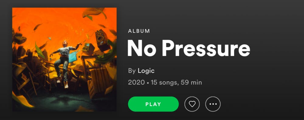 Logic's album "No Pressure" was released July 24.&nbsp;
