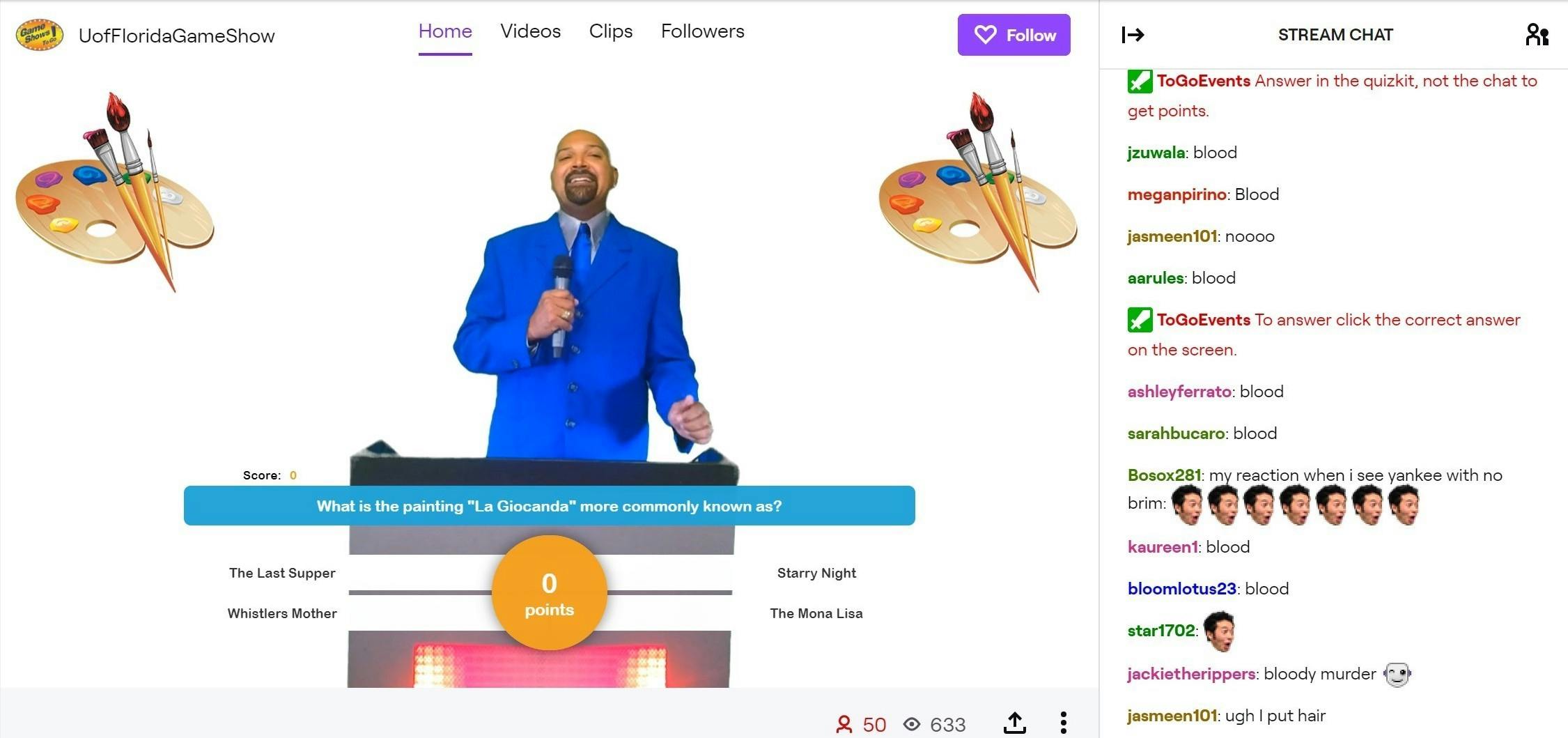 The game shows are streamed on Twitch every Thursday during Summer A.