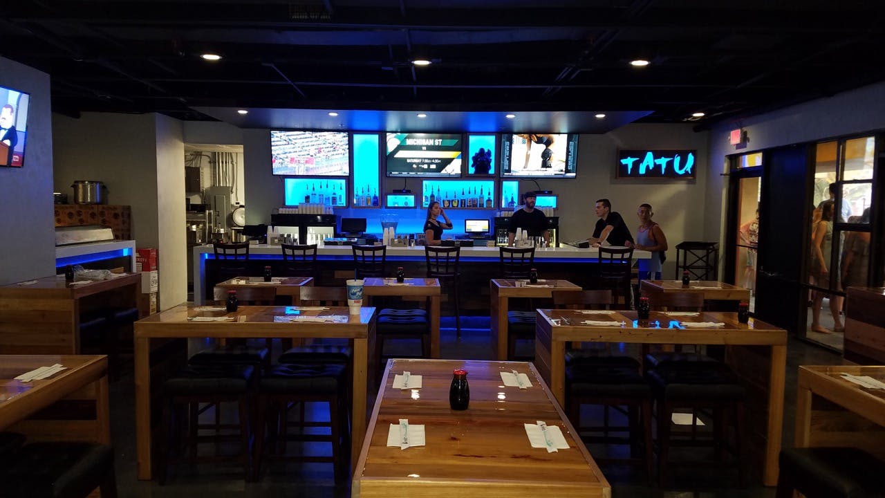 Tatu Sushi Bar and Lounge, located at 1702 W University Ave., reopened Friday with modern-style finishes and new ownership. The bar closed for renovation in May.