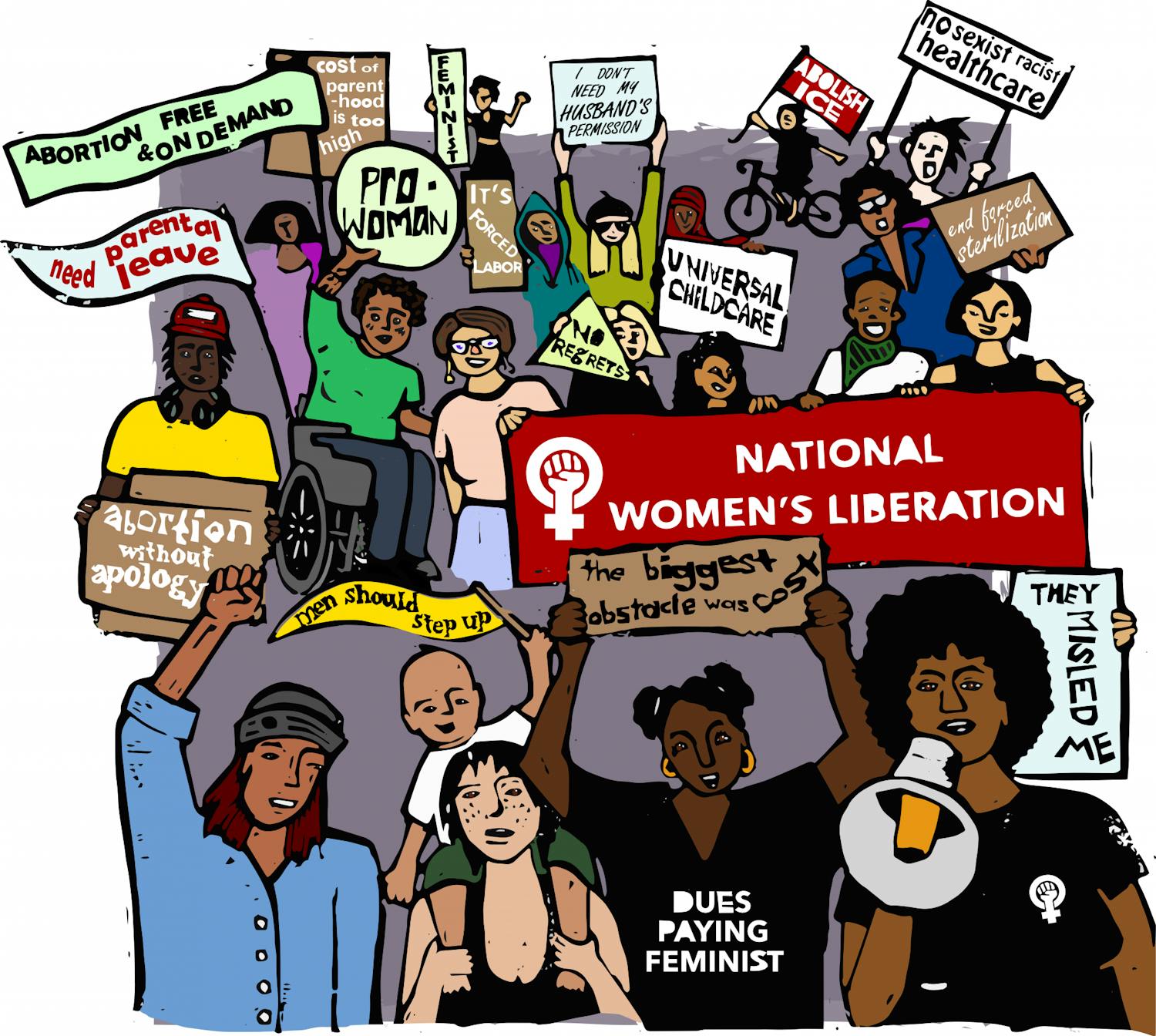 “Gainesville has a really proud, awesome history as the first place to have an organized feminist group in the South,” NWL organizer Brooke Eliazar-Macke said.
