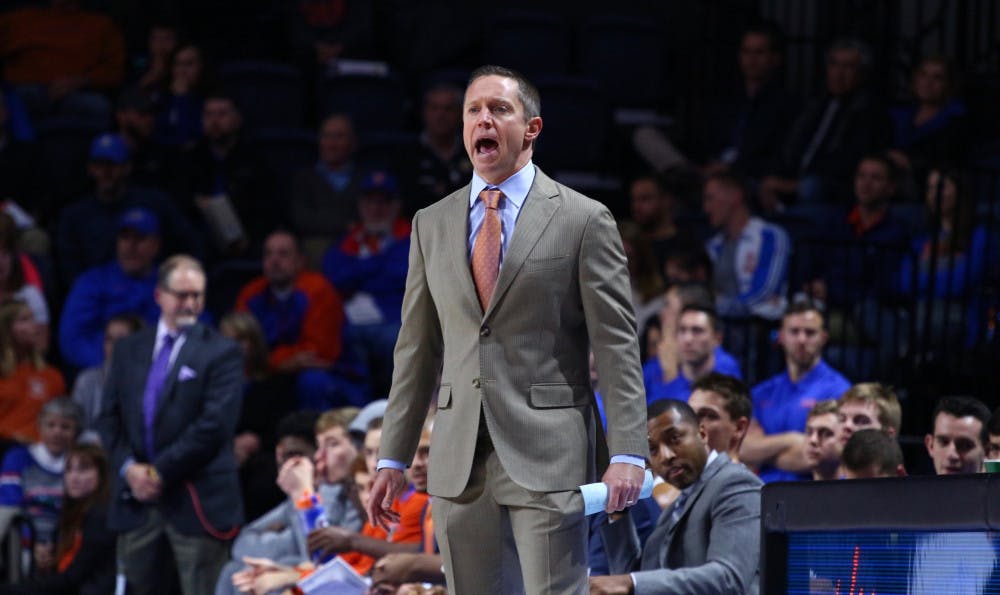 UF men's basketball coach Mike White was pleased with his team's defense against Kentucky on Saturday. "We showed a lot of resiliency," he said.