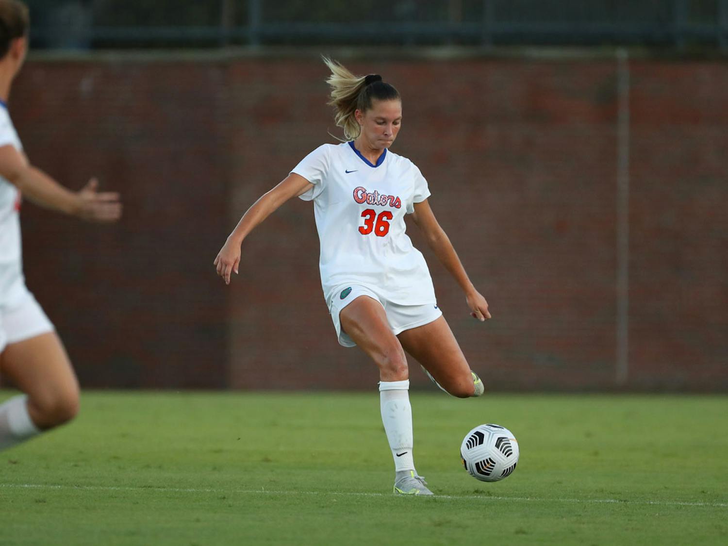 Florida senior Taylor Baksay competes during a Sept. 23 game against Vanderbilt.