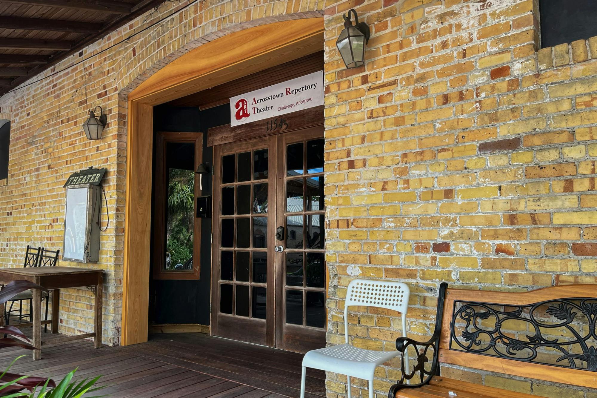 The entrance of the Acrosstown Repertory Theatre on Friday, Sep. 3, 2022.