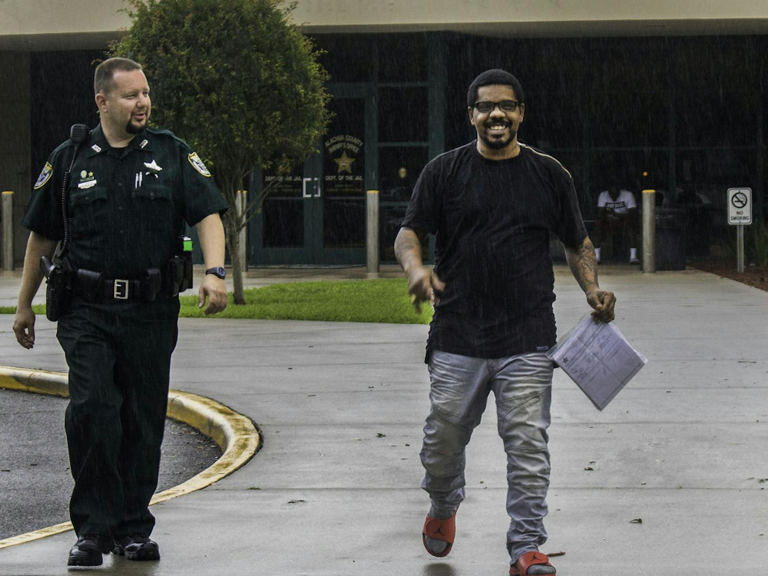 On Monday, protestors from Fight Toxic Prisons, the Legal Empowerment and Advocacy Hub, Gainesville Industrial Workers of the World and MAMA’s Club aimed to fundraise bail for dads to be released in time for Father's Day. On Wednesday, Bell finally came home.