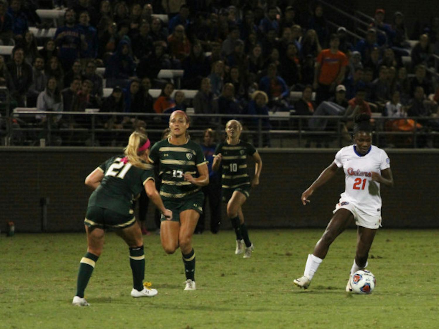 Despite making her return to the field against Florida State, UF forward Deanne Rose couldn't provide an offensive spark, as the Gators lost 1-0 and failed to score for the fifth-straight game. 