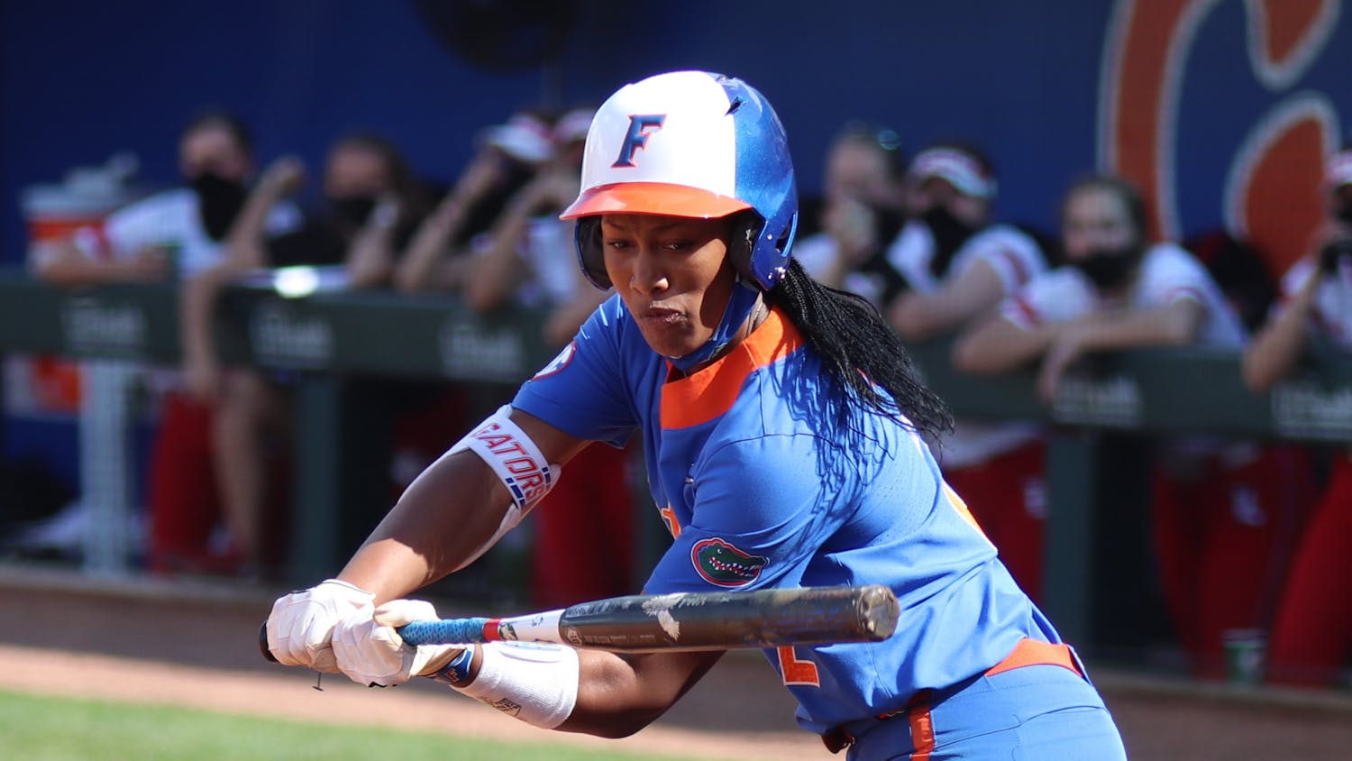 Florida clinched a 4-2 victory on Sunday afternoon at Katie Seashole Pressly Stadium. Photo from UF-Louisville game Feb. 27.