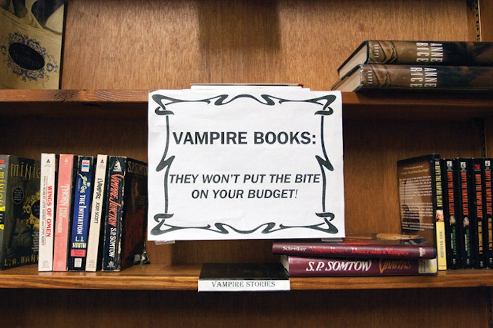 <p>Shelves begin to empty, including the vampire books section, as Books Inc., located at 505 NW 13th St., prepares to close its doors.</p>