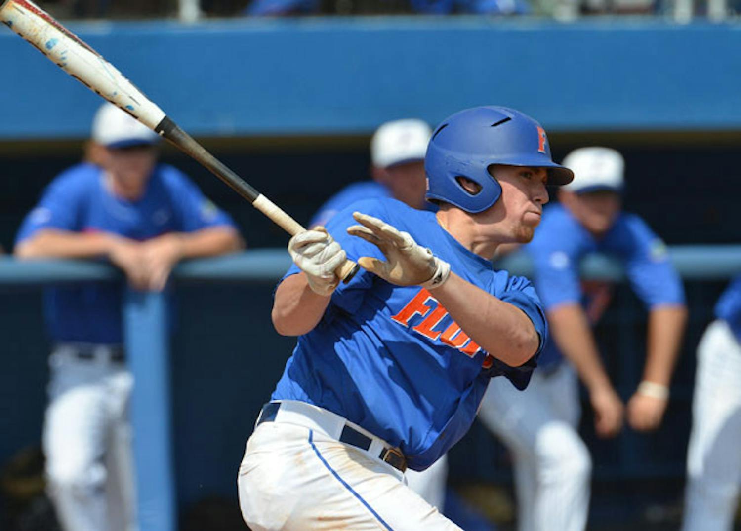 Junior shortstop Nolan Fontana drove in the game-winning runs with a two-out triple in the ninth inning of Saturday’s rubber match between No. 1 Florida and No. 8 South Carolina.
