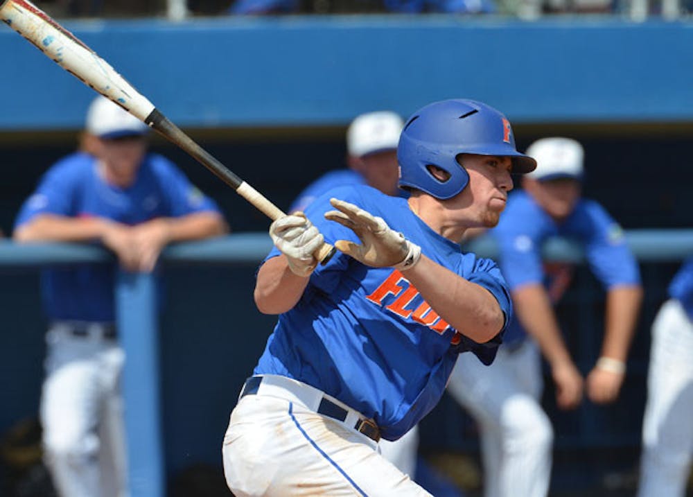 <p>Junior shortstop Nolan Fontana drove in the game-winning runs with a two-out triple in the ninth inning of Saturday’s rubber match between No. 1 Florida and No. 8 South Carolina.</p>