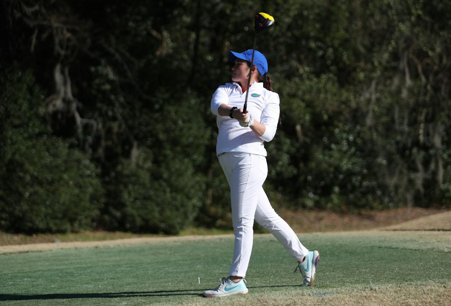 Florida Gators women's golf practice Monday, February 14, 2022 at the Mark Bostick Golf Course in Gainesville, FL / UAA Communications photo by Leslie White