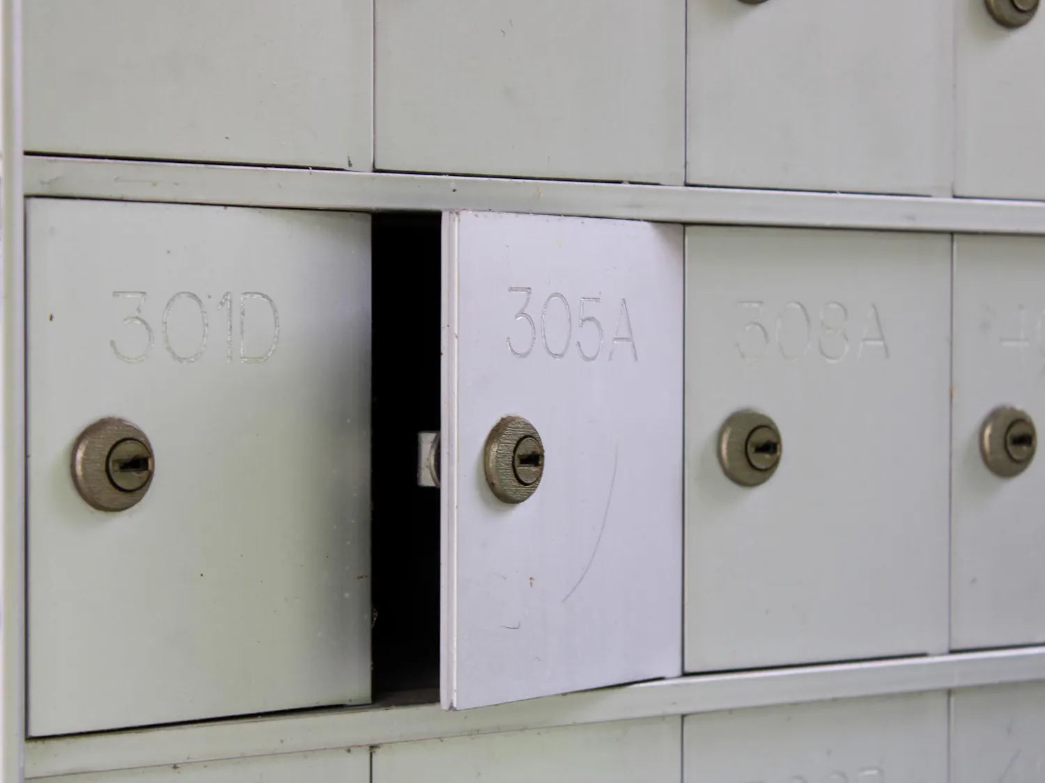 Mailboxes at the Lakeside Residential Complex at UF, Friday, Aug. 28, 2026, in Gainesville, Fla.