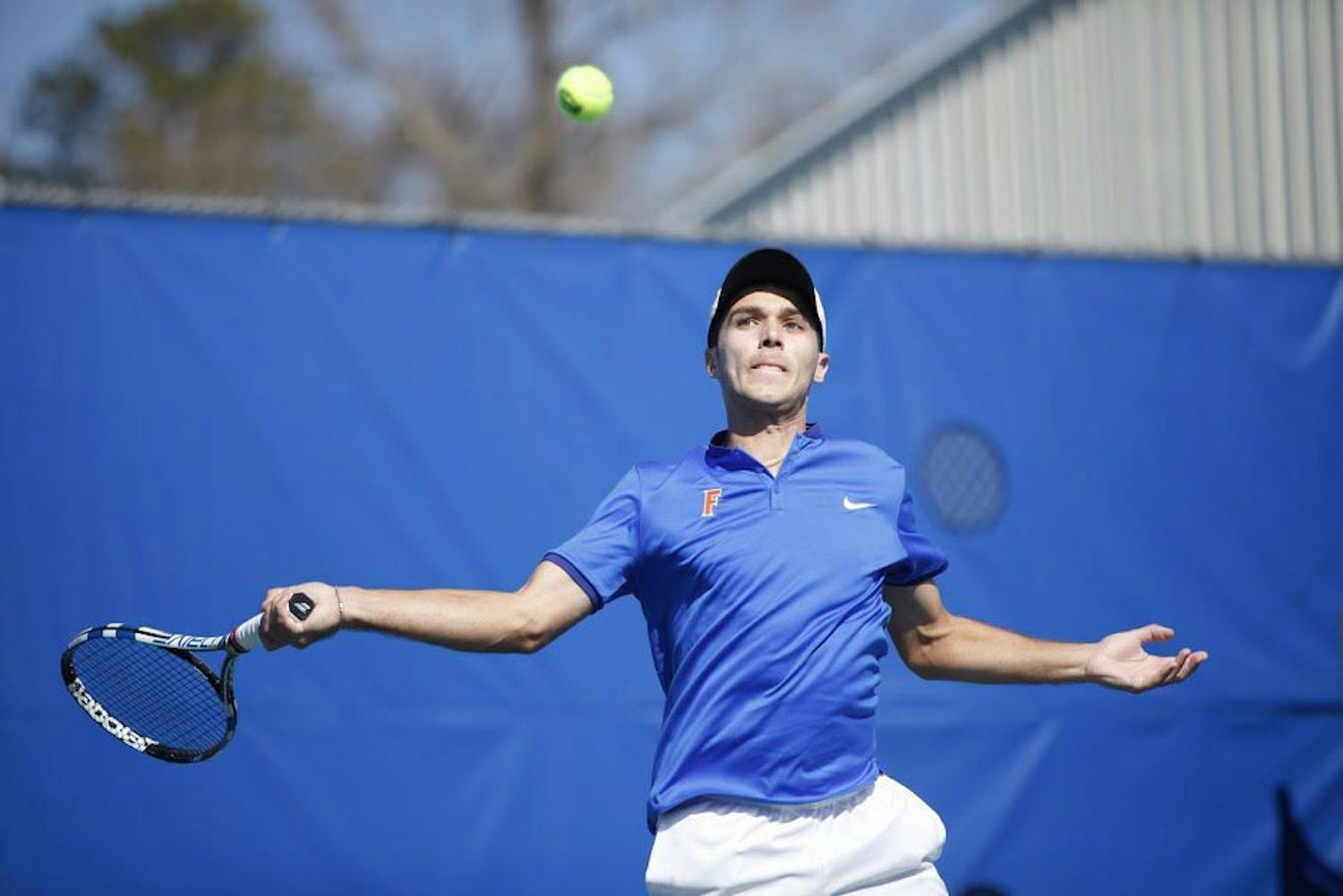 Senior Chase Perez-Blanco played the last regular-season match of his Gators career in UF's 7-0 victory over Alabama on Friday.&nbsp;“I wouldn’t change a thing,” he said. “It’s just been the best four years.”