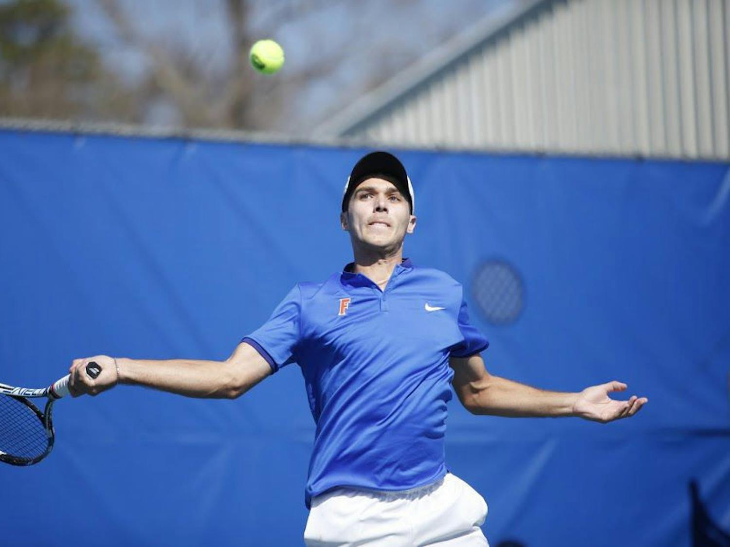 Senior Chase Perez-Blanco played the last regular-season match of his Gators career in UF's 7-0 victory over Alabama on Friday.&nbsp;“I wouldn’t change a thing,” he said. “It’s just been the best four years.”