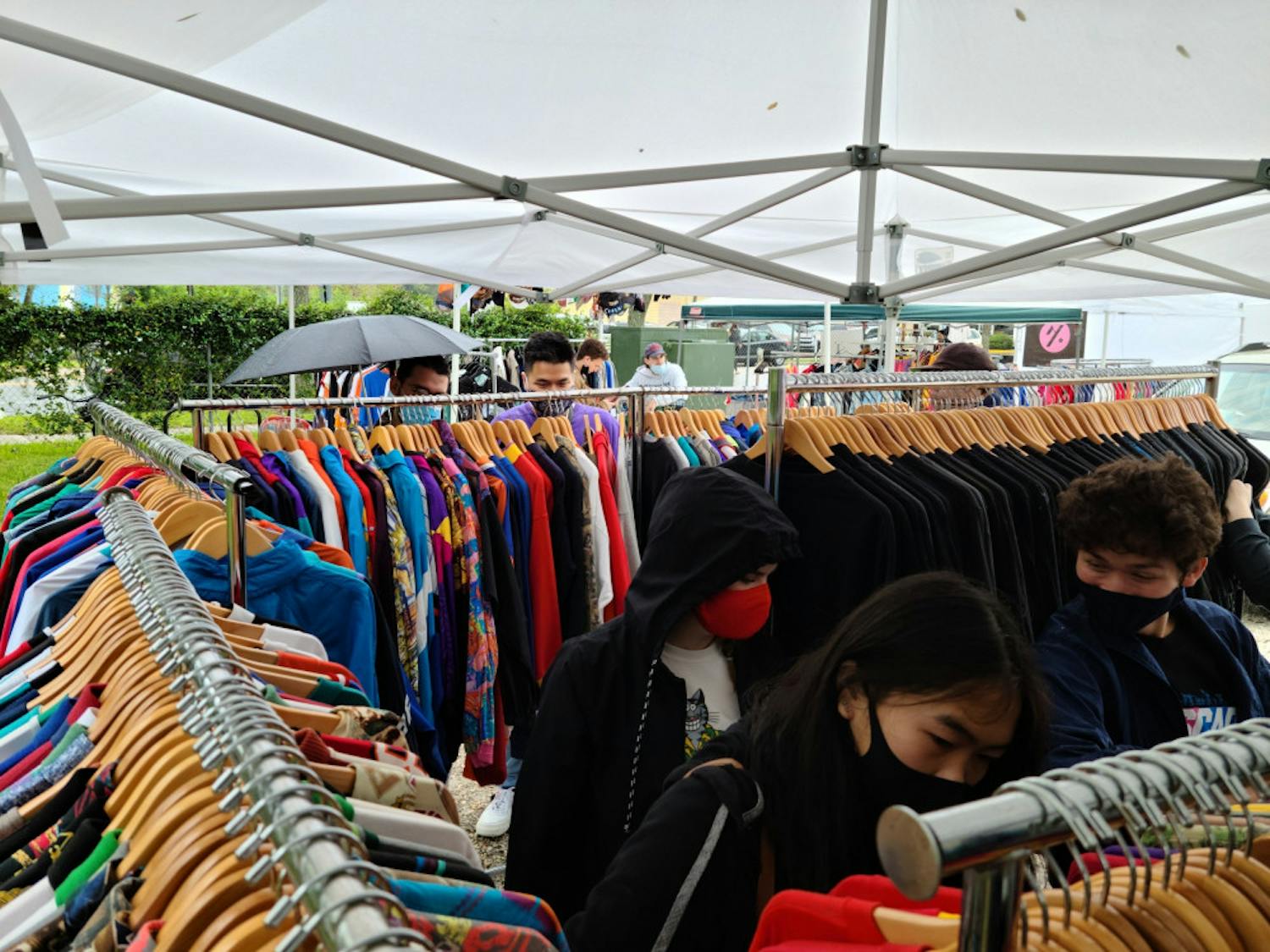 Picture of the Florida Vintage Market, a market for vintage vendors to sell their items to community members. The event returned to Gainesville Oct. 4 after an eight-month hiatus with only slight changes from its usual schedule. 