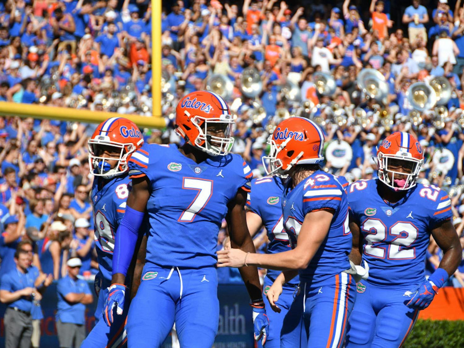 Linebacker Jeremiah Moon (7) recorded 31 tackles in 13 games last year. He figures to play a more important role this year.