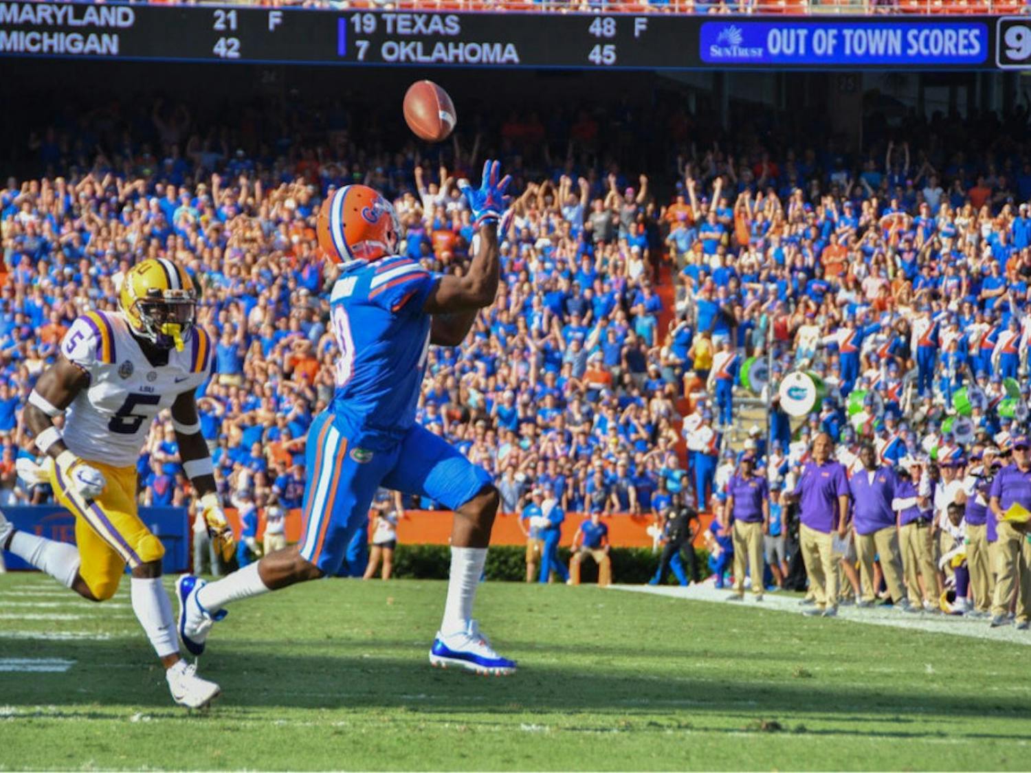 Wide receiver Josh Hammond didn't record a catch in last year's 42-7 loss to Georgia. "The past is the past," he said. "We have to let go of it.