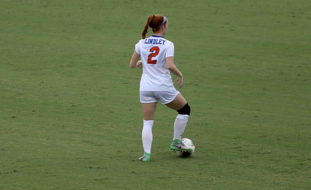 Junior Cassidy Lindley at the Gators home opener of the 2020 season. Florida returns to Donald R. Dizney stadium Sunday to take on Vanderbilt.