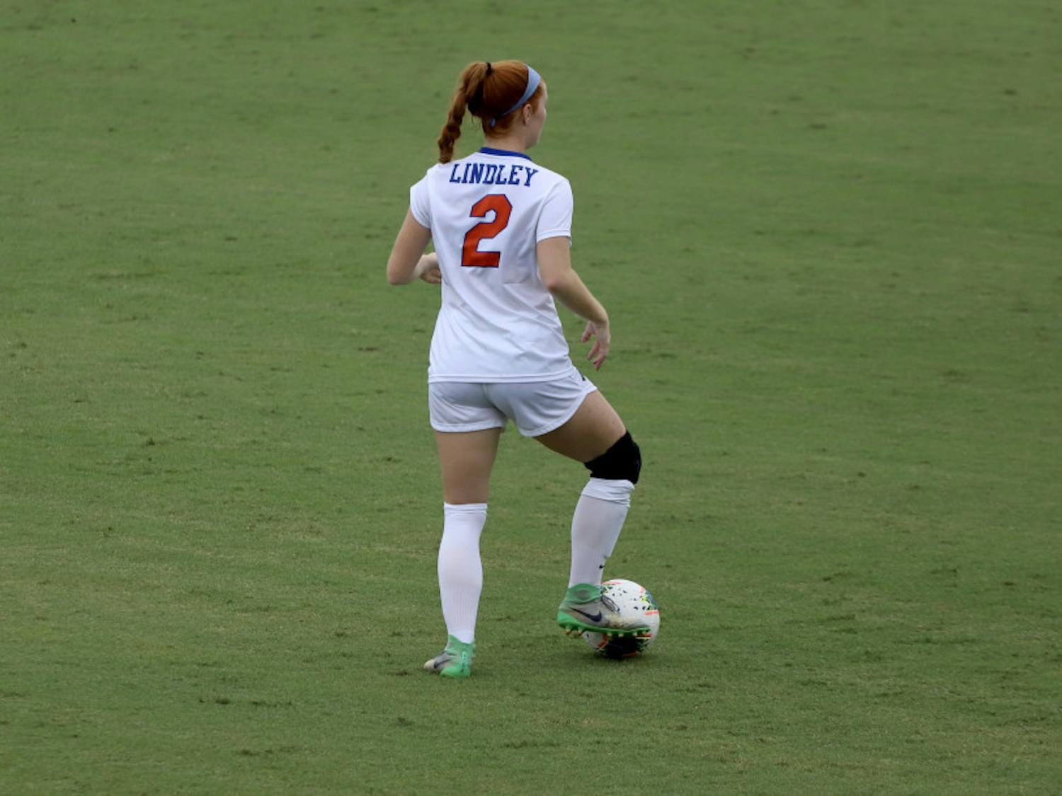Junior Cassidy Lindley at the Gators home opener of the 2020 season. Florida returns to Donald R. Dizney stadium Sunday to take on Vanderbilt.