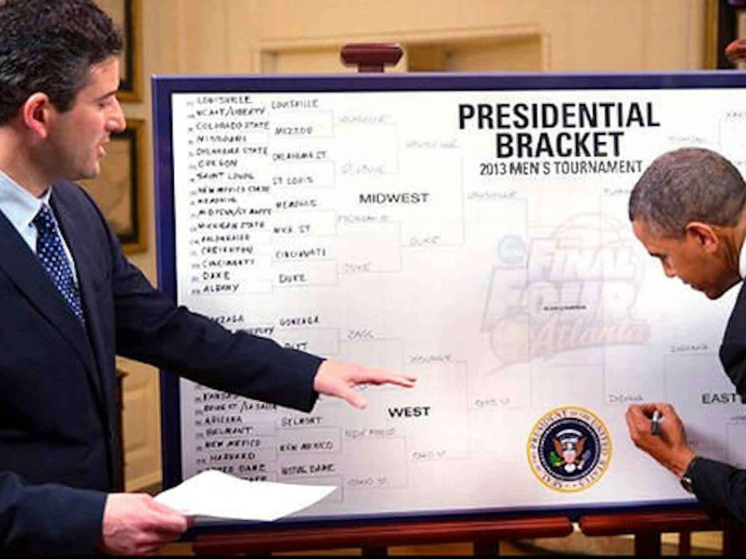 Former President Barack Obama unveiled his 2018 March Madness bracket on Wednesday.&nbsp;