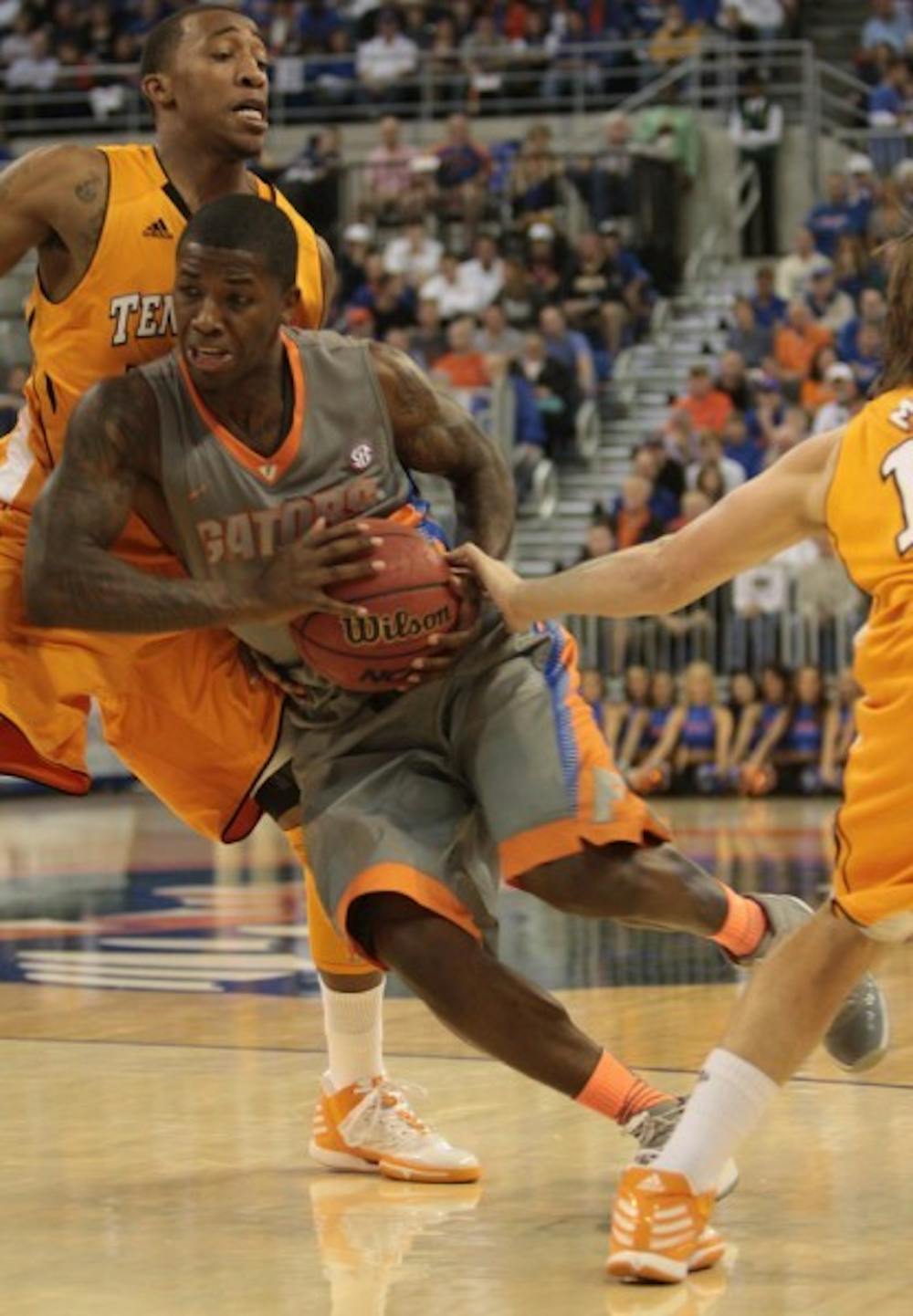 <p>Florida guard Kenny Boynton, who is coming off a 25-point performance in a 30-point win Saturday, said the Gators aren’t overlooking Auburn.</p>