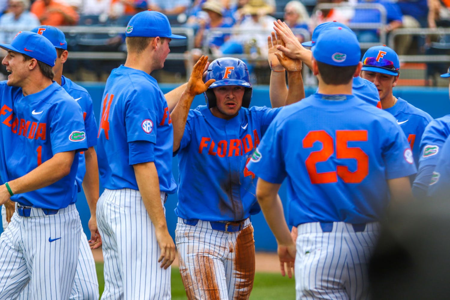 UF rallied from a five-run deficit to defeat Stetson 10-7