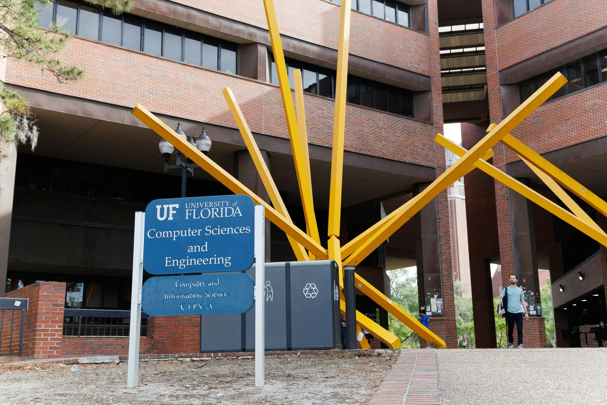 The outside of the Computer Sciences and Engineering building on UF Campus, Thursday, April 2, 2026, in Gainesville, Fla.