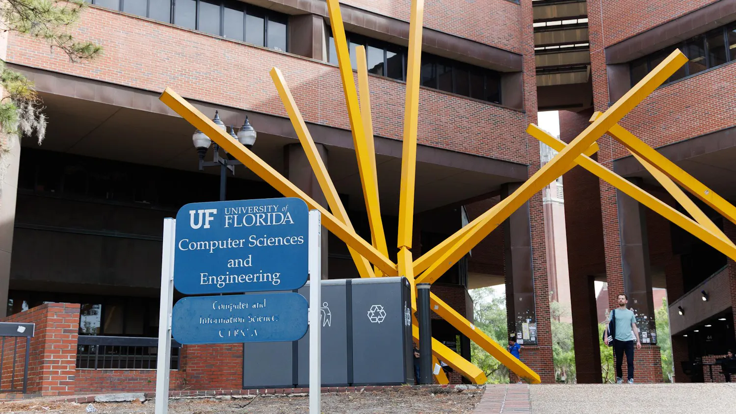 The outside of the Computer Sciences and Engineering building on UF Campus, Thursday, April 2, 2026, in Gainesville, Fla.
