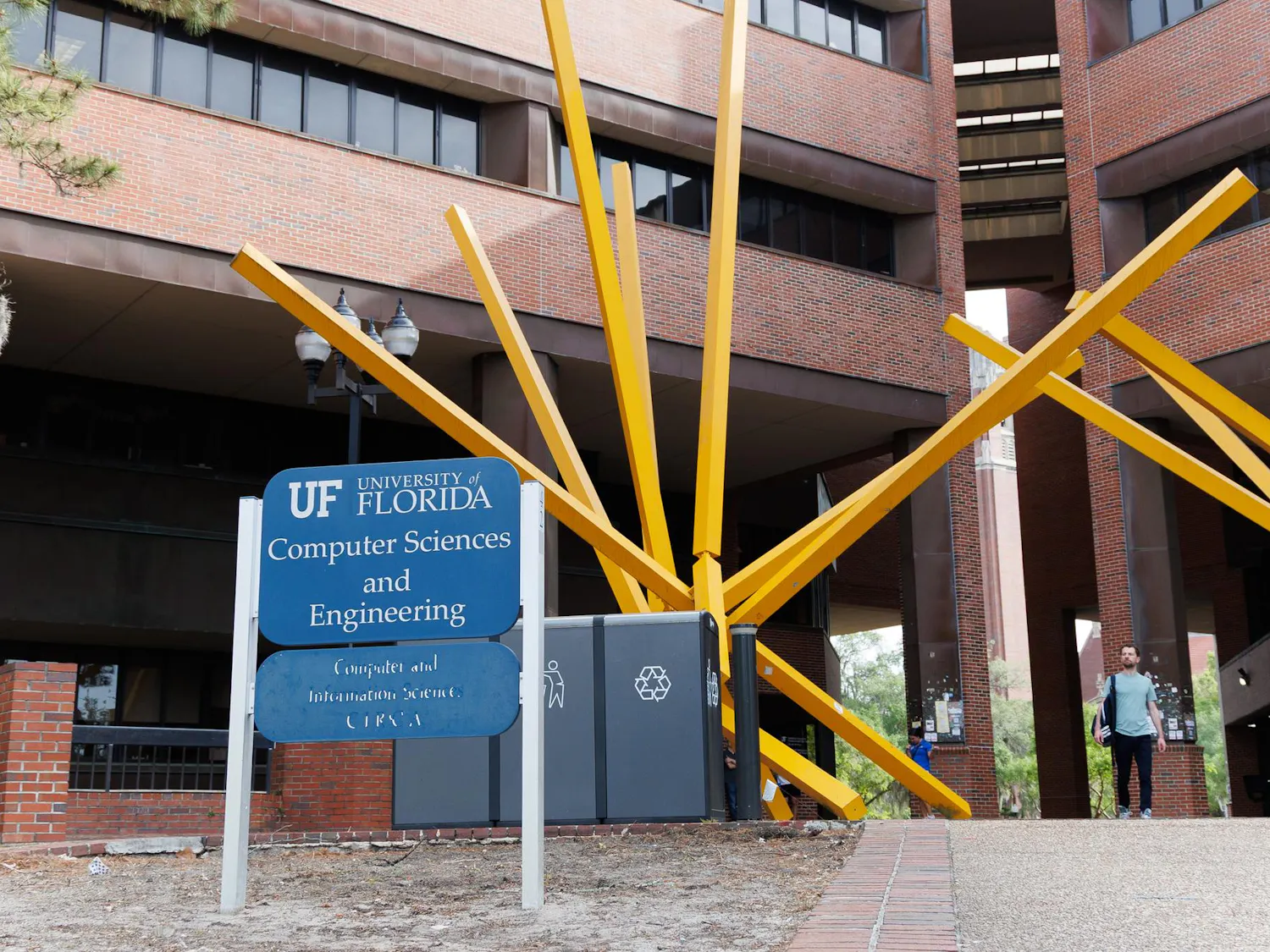 The outside of the Computer Sciences and Engineering building on UF Campus, Thursday, April 2, 2026, in Gainesville, Fla.