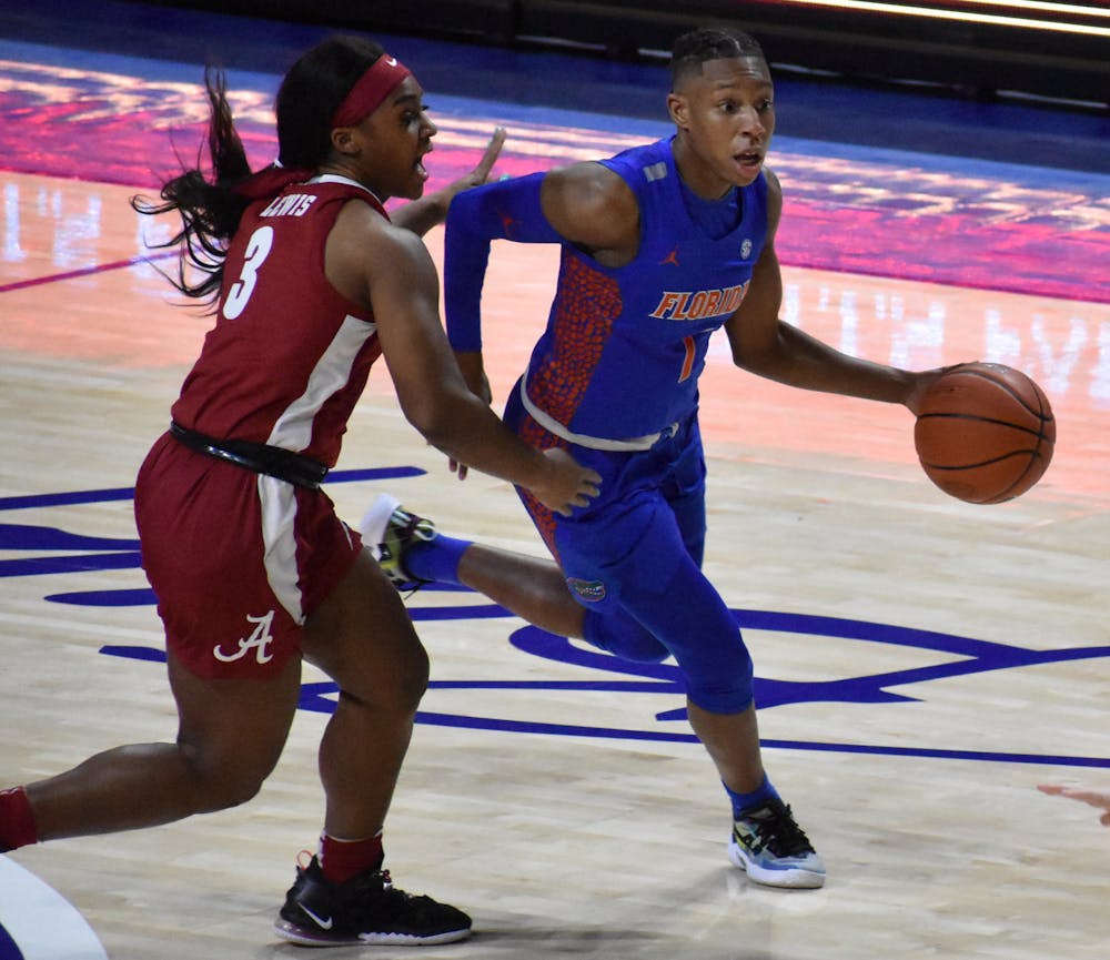 <p>Florida&#x27;s Kiara Smith during a game against Alabama on Feb. 18, 2021. Smith will not compete with the team in the NCAA Tournament due to a season-ending injury.</p>
