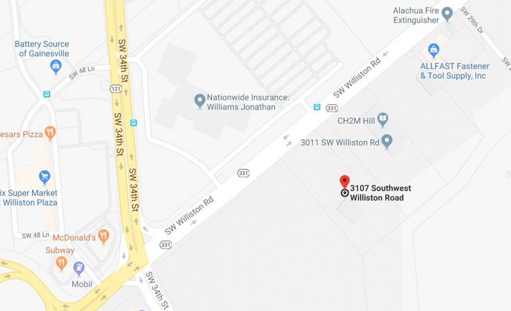 The area is by apartments like Campus Lodge. 