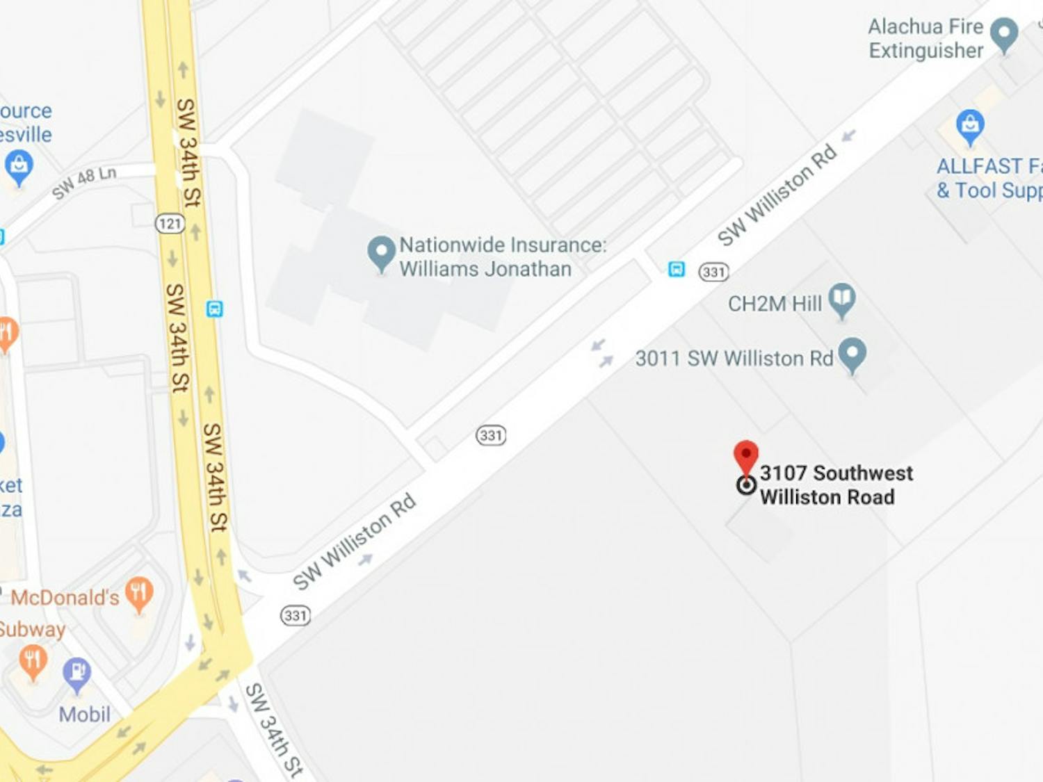 The area is by apartments like Campus Lodge.