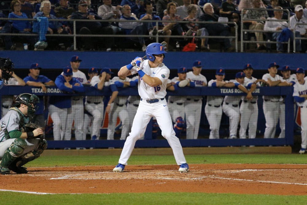 Junior college transfer Wil Dalton launched his team-leading 16th home run of the season in Florida's 6-4 loss on Tuesday. 