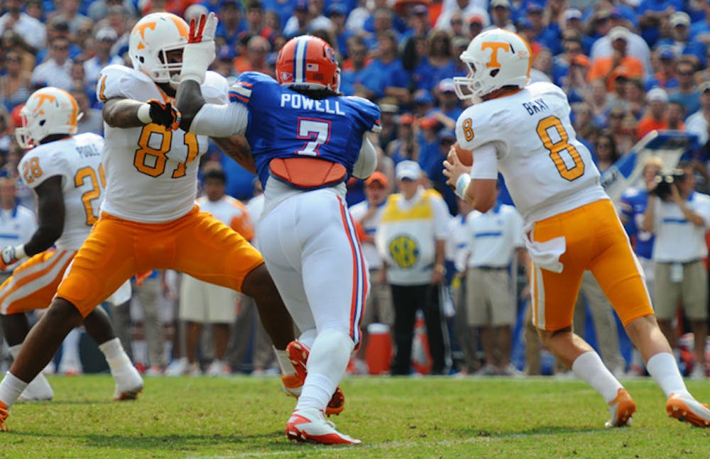 <p>After Will Muschamp and Dan Quinn said they wanted to see more production from Ronald Powell, the sophomore stepped up against Tennessee, contributing half a sack and forcing two picks.</p>