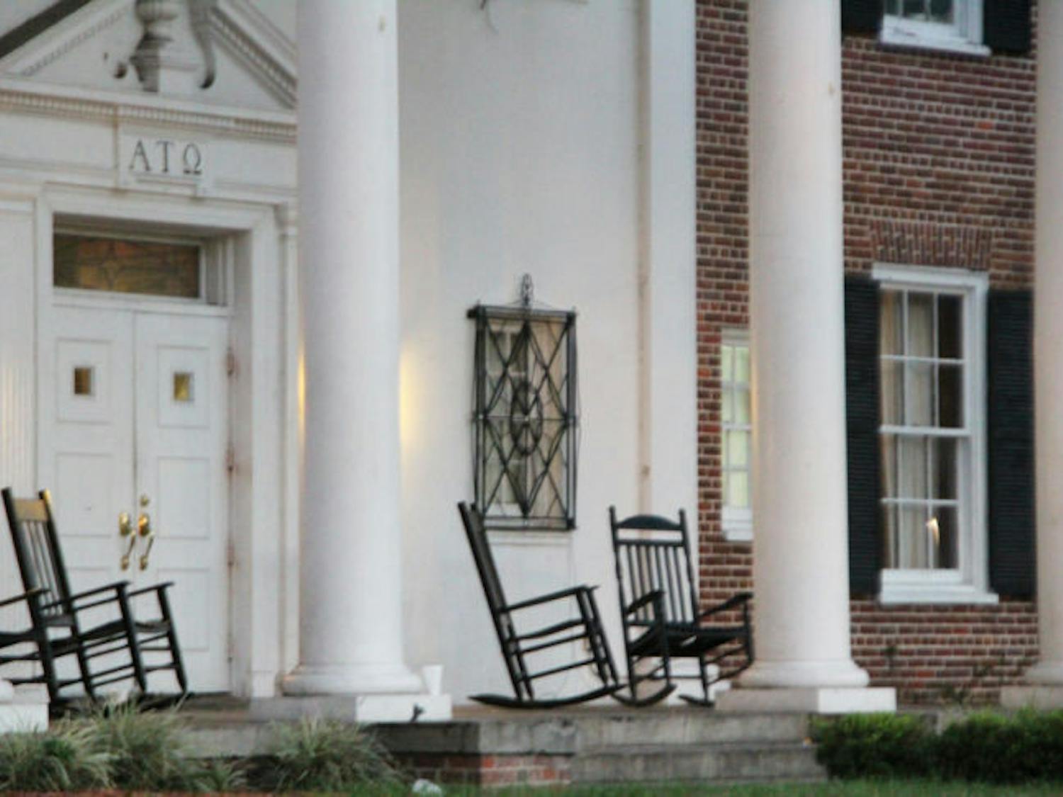 UF’s chapter of Alpha Tau Omega received a letter from UF President Bernie Machen about an incident in front of the fraternity house.