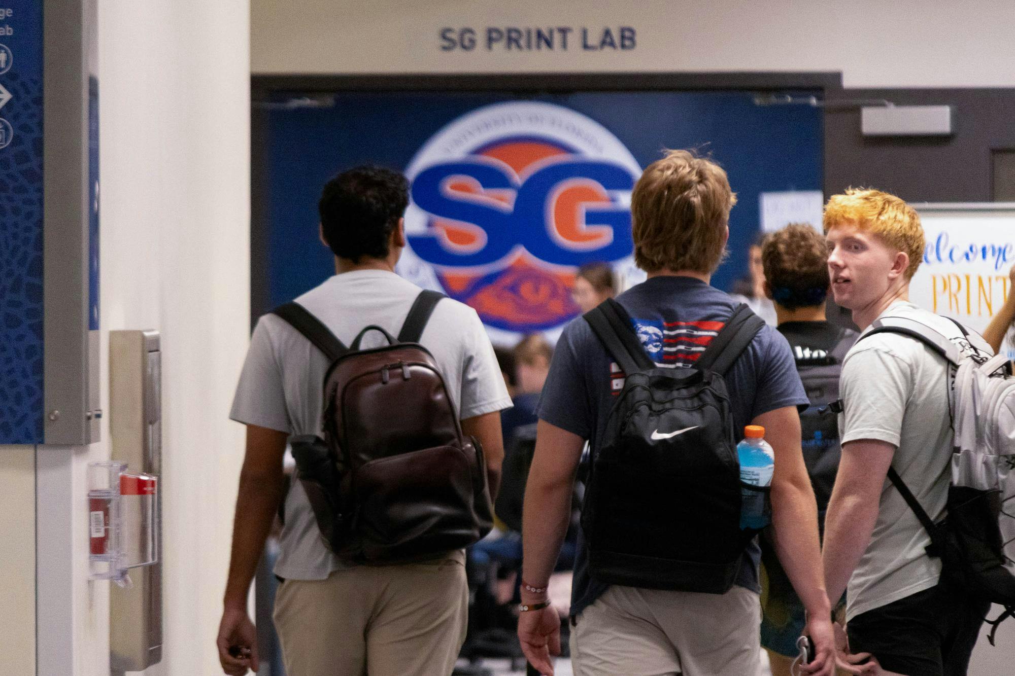 Students cast their votes for student government in the Retiz Union, Tuesday, Sept. 29, 2026, in Gainesville, Fla.