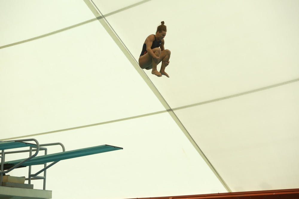 Sophomore diver Brooke Madden earned a spot in the women's NCAA Championships with her performance on Wednesday. 