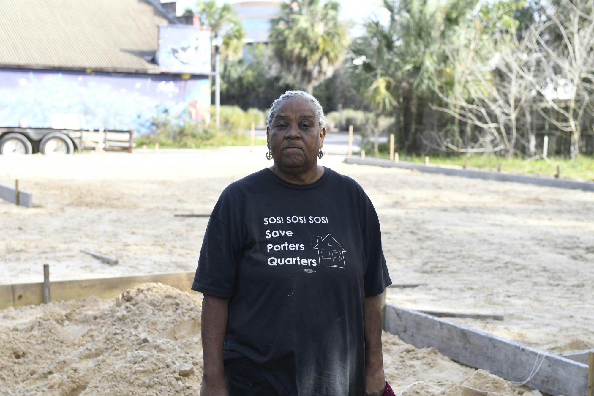 Faye Williams at Porters Quarters Community Farm on Thursday, Feb. 1, 2024.
