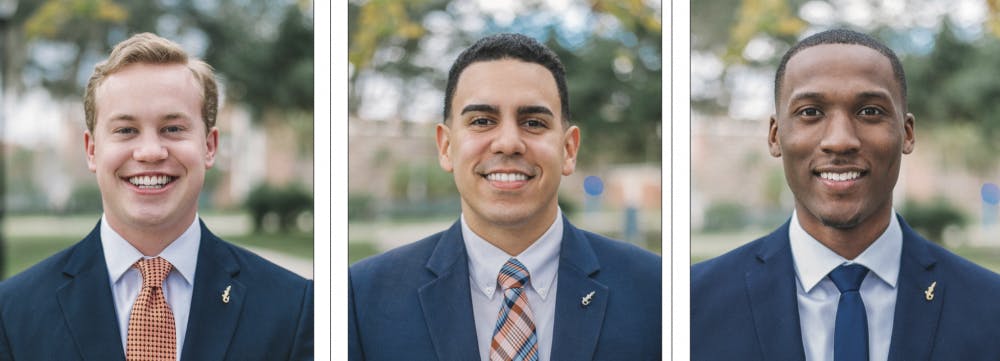 From left: Smith Meyers, Mario Agosto and Revel Lubin