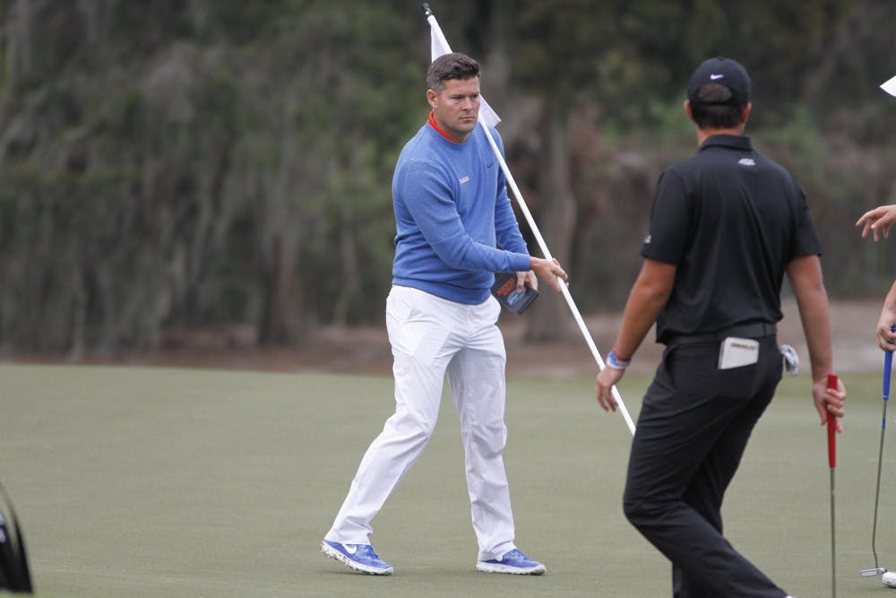 Coach J.C. Deacon's squad shot 7 under through the first two rounds of the SunTrust Gator Invitational on Saturday. 