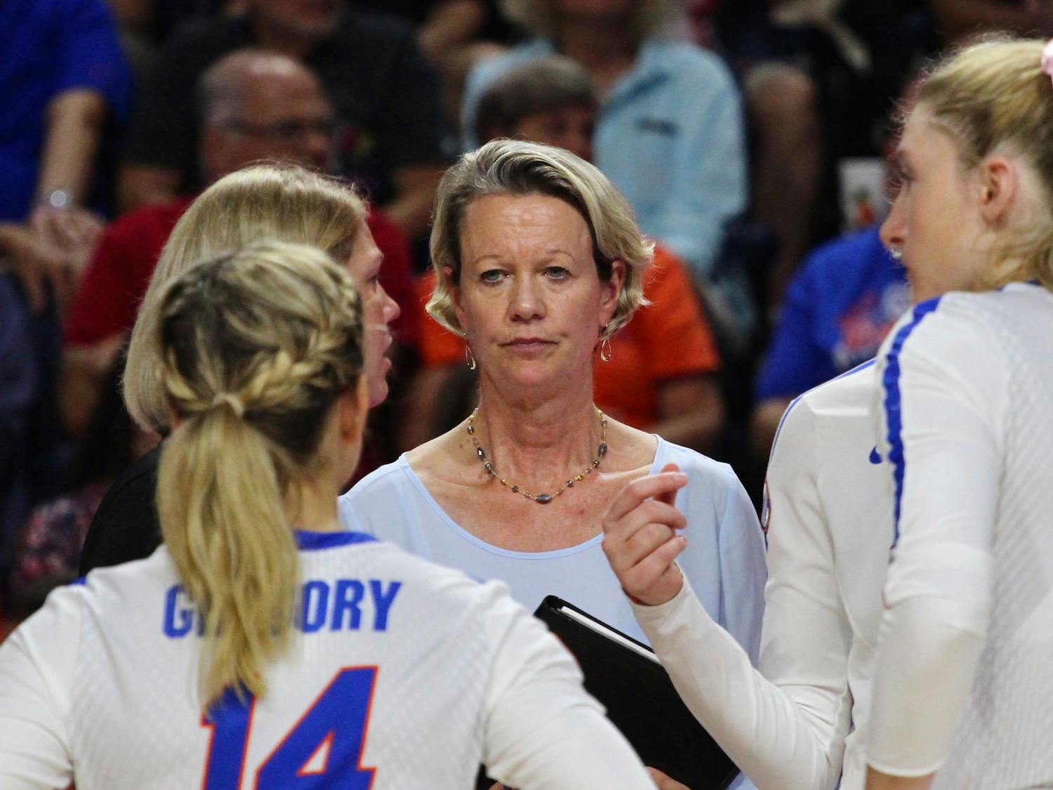 Mary Wise coached the UF volleyball team to the NCAA championship match last season. She was named AVCA National Coach of the Year for 2017 and claimed her 23rd SEC Championship with the program.