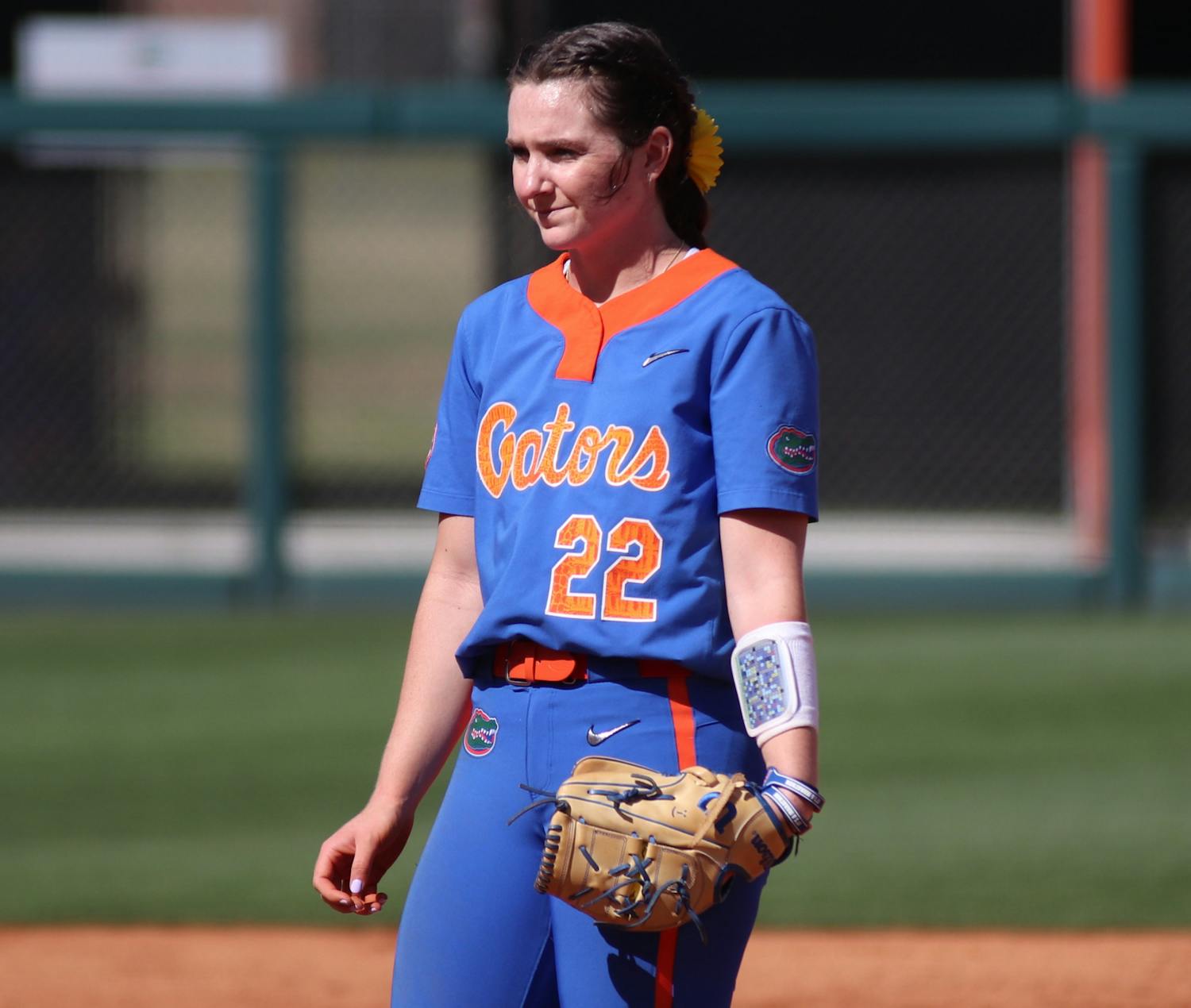 Florida pitcher Elizabeth Hightower during a game against Louisville game Feb. 27, 2021. She got the start in the circle for the SEC opener versus Mississippi State Friday. 